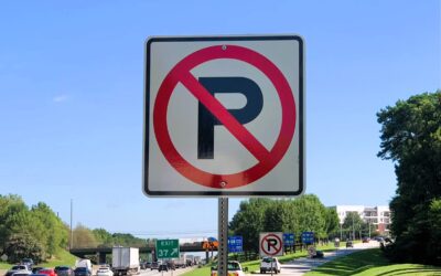 No Parking Signs Installed at I-285 and Lavista Rd and Lawrenceville Hwy Exits