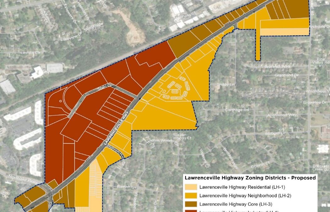 City of Tucker Initiates Rezoning Study of Lawrenceville Hwy